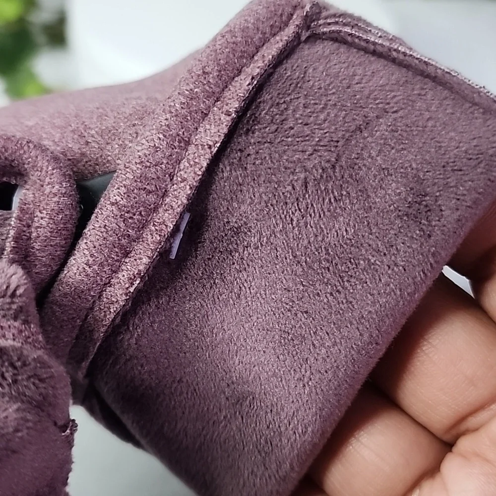 Women's Soft Gloves with Velvet Lining Warm Heathered Rose New